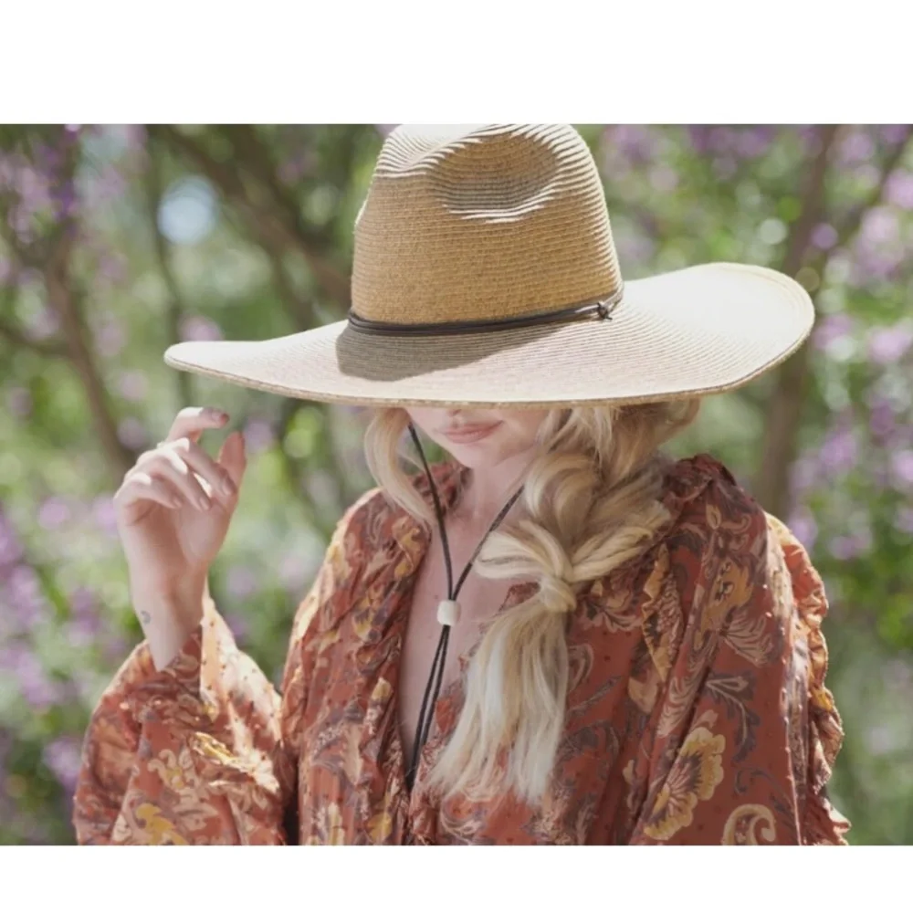 San Diego Hat Company Arizona Packable Wide Brim Hat NWT